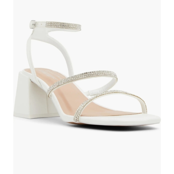 Call it Spring Stacyy White Sandals - Picture 1 of 6